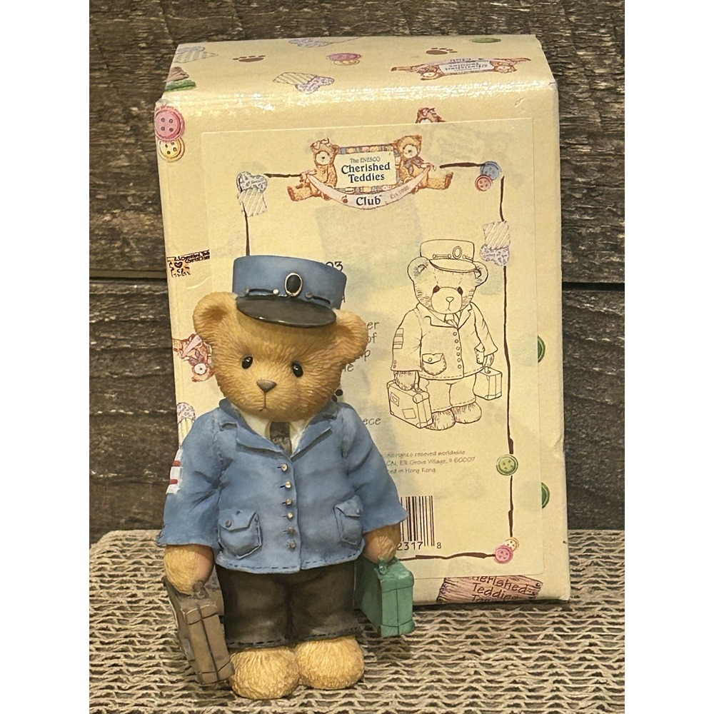 Cherished Teddies‎ Loyal LLOYD 1997 Symbol of Membership Figurine New CT103
